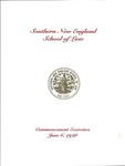 Commencement Invitation: June 6, 1998 by Southern New England School of Law
