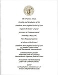 Commencement Invitation: May 27, 2006